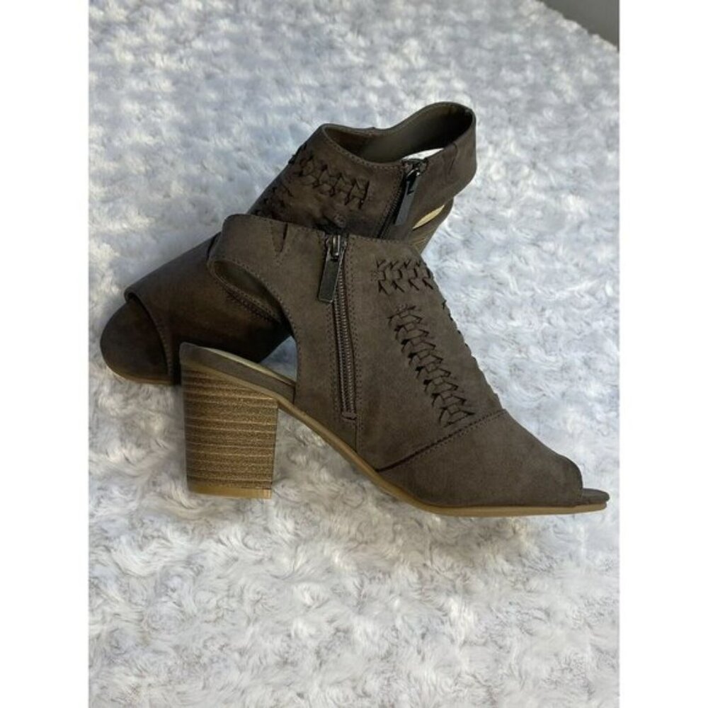 Sonoma Vitalize By Ortholite Open Toe Heeled Sandals Size 7.5 Honoriamushroom